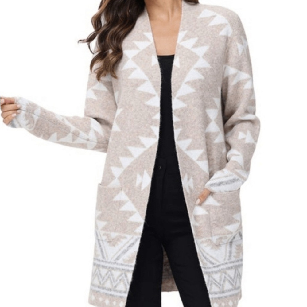 Frye Aztec Patterned Cardigan